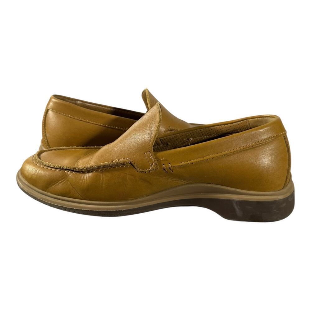 AmberJack Men’s The Loafer Slip On Leather Shoes Brown 7 Made In Portugal - Picture 7 of 9